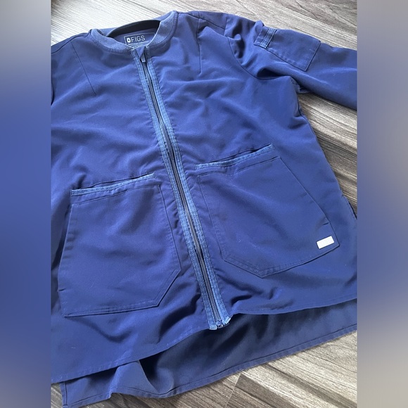 Womens L bellery figs navy jacket - Picture 5 of 12